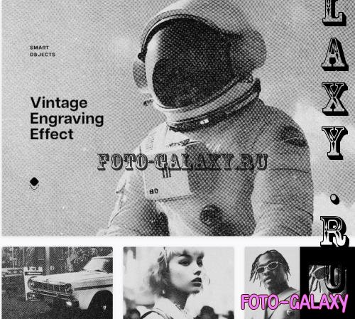 Vintage Engraving Photo Effect - 113751413