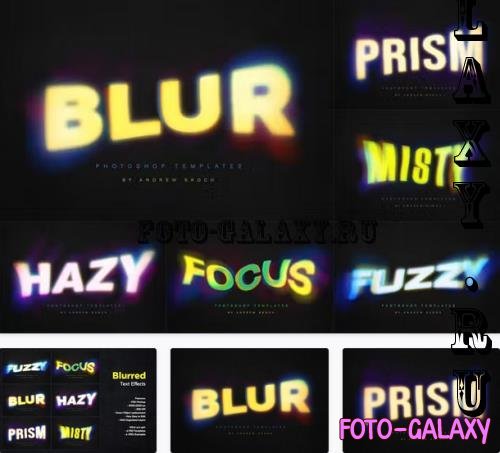 Gradient Blurred Text Effect - HWARGJ2