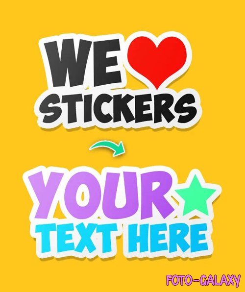 Stickers - PSD Effect for Photoshop