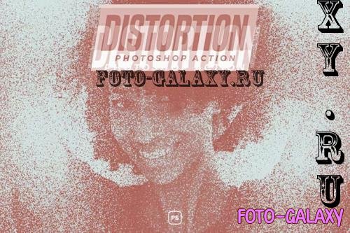 Distortion Photoshop Action - 126454647
