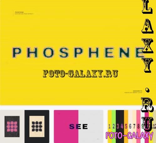 Phosphene  Glitch Distortion Text Effect - MHQ73AX