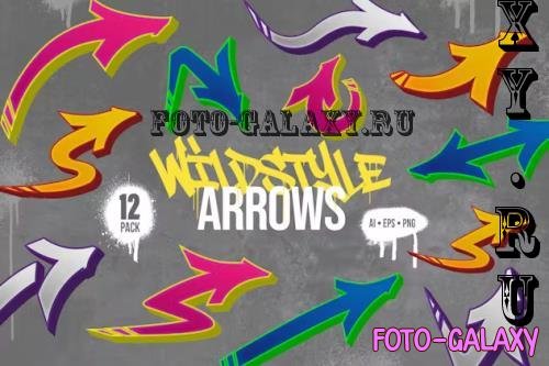 Wildstyle Graffiti Arrows Pack - 139897614