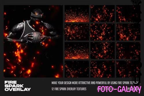 Fire Spark Overlay - ZFYVX73