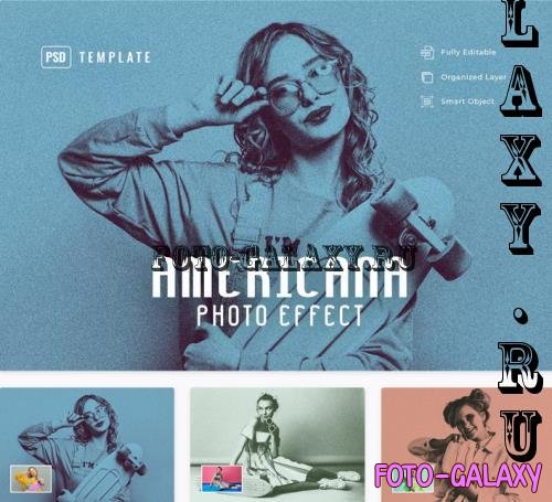 Americana Photo Effect - VCHMTGE