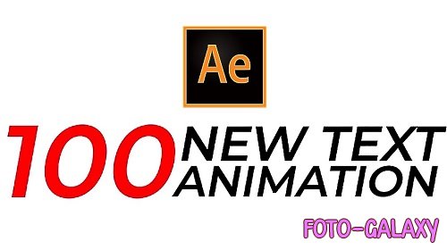 100 New Text Animation Presets 158854 - After Effects Presets