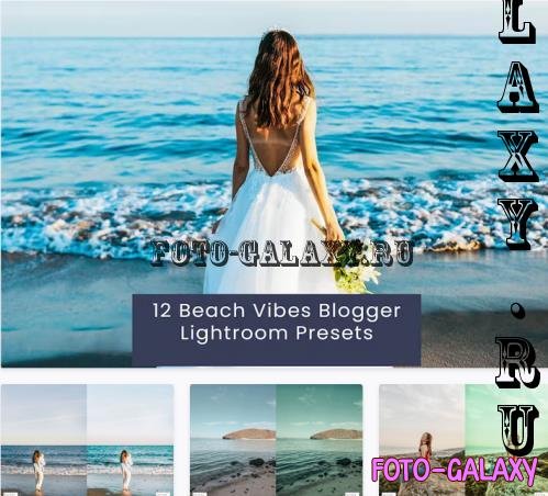 12 Beach Vibes Blogger Lightroom Presets - G36WP5U