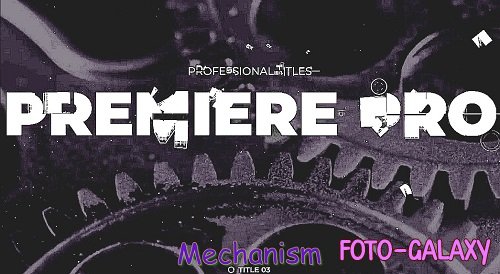 Titles Animator - Mechanism 1833056 - Premiere Pro Templates