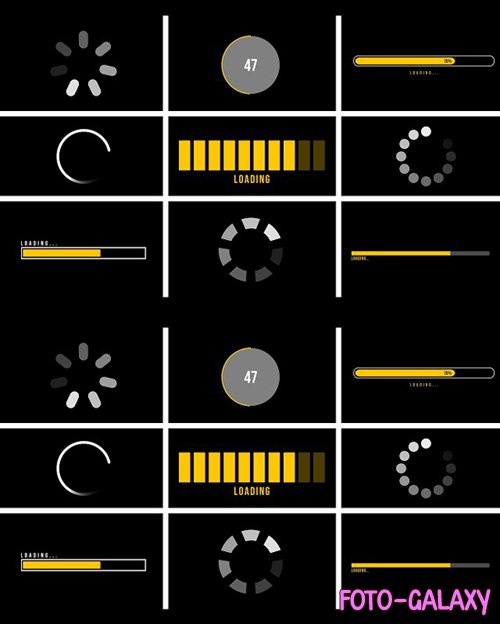 10 Loading Screen Animation - After Effects Templates