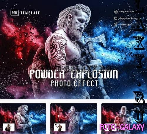 Powder Explosion Photo Effect - 8MCRSFC