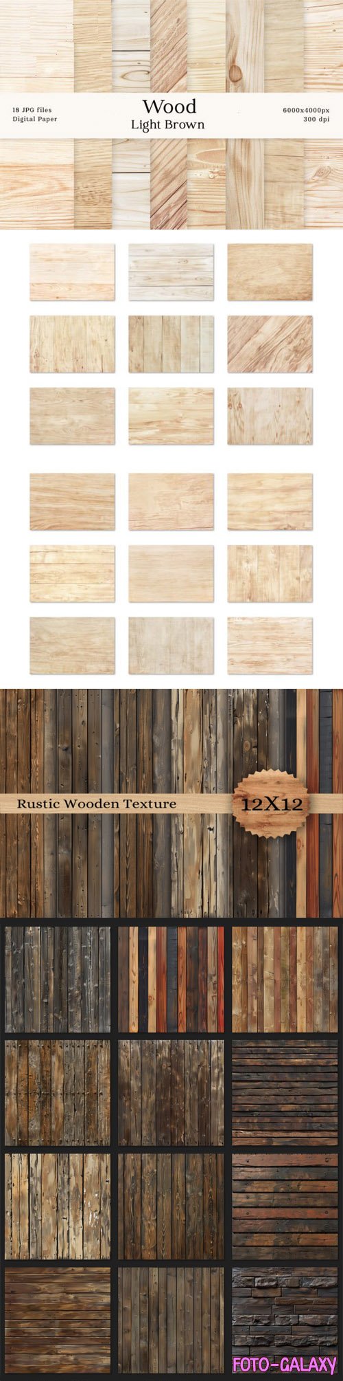 30+ Wooden Textures Pack