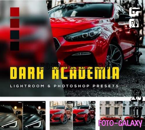 6 Dark Academia Lightroom and Photoshop Presets - C6PD6WZ