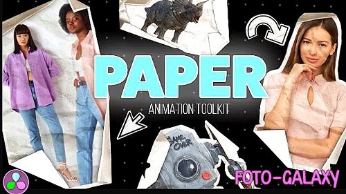 Unfold Paper Animator 2555505 - DaVinci Resolve Macros