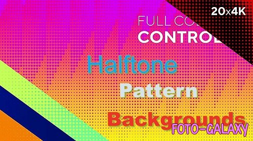 Halftone Pattern Backgrounds 892875 - Project for After Effects 