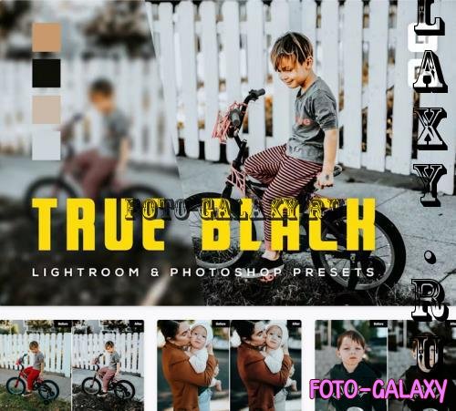 6 True Black Lightroom and Photoshop Presets - S5QKNRS