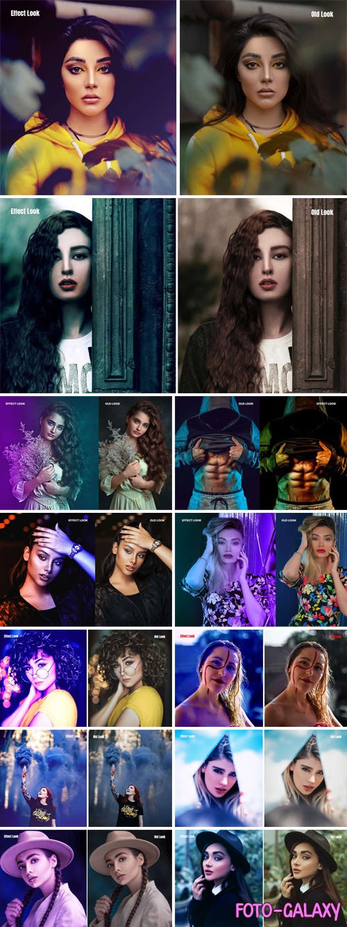 Best Coloring Light Effect Actions for Photoshop