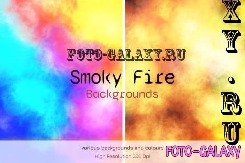 Smoky Fire Backgrounds - 3MDMU7K