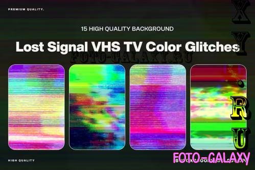 Lost Signal VHS TV Color Glitch - VXKQ5NN