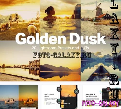 20 Golden Dusk Lightroom Presets LUT - 244454560