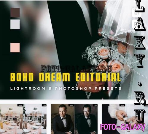 6 Boho Dream Editorial Lightroom Presets - 4RBRJRA