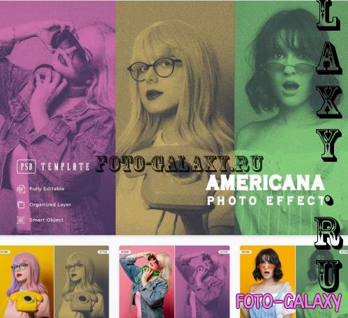 Americana Photo Effect - 2E9WPK8