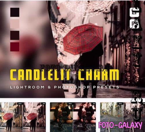 6 Candlelit Charm Lightroom and Photoshop Presets - 6Z3ZNNT