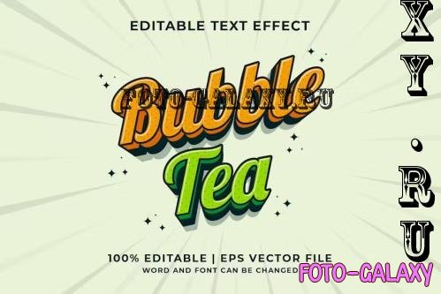 Bubble Tea Vector Editable Text Effect - PPQ4PAL