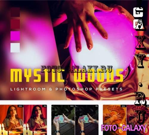 6 Mystic woods Lightroom and Photoshop Presets - 8WMQA4E