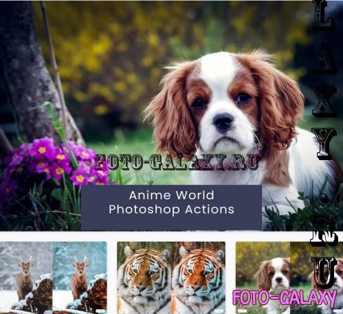 Anime World Photoshop Actions - PPLV63W