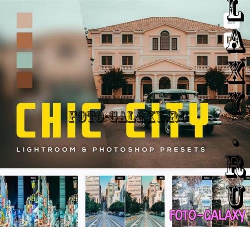 6 Chic city Lightroom and Photoshop Presets - S3CDA3H