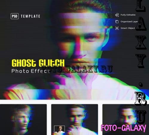 Ghost Glitch Photo Effect - 3BVJ6P6