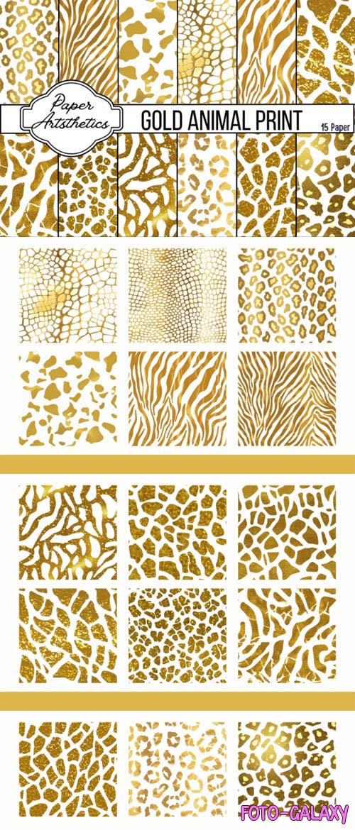 Gold Animal Patterns