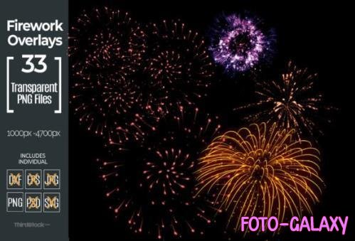 Fireworks Overlays - 100095849