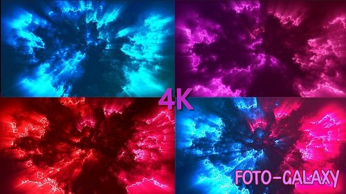Glowing Magic Clouds Backgrounds Pack 1084601 - Motion Graphics