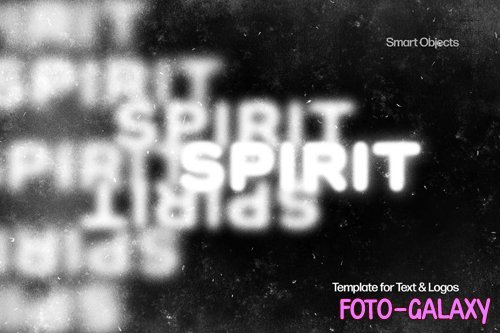 Faded Ghost Blurred Text Effect for Photoshop