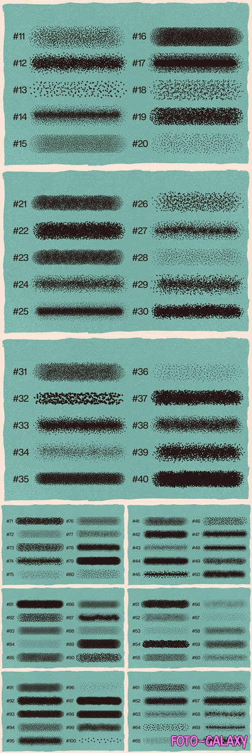 Stipple Shading Brushes for Photoshop