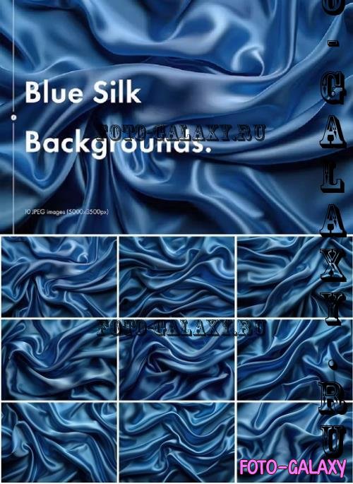 Blue Silk Backgrounds -  VJJPFPF