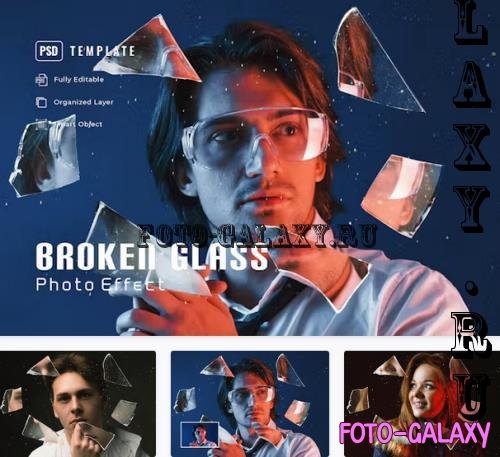 Broken Glass Photo Effect - 3W6GCGD