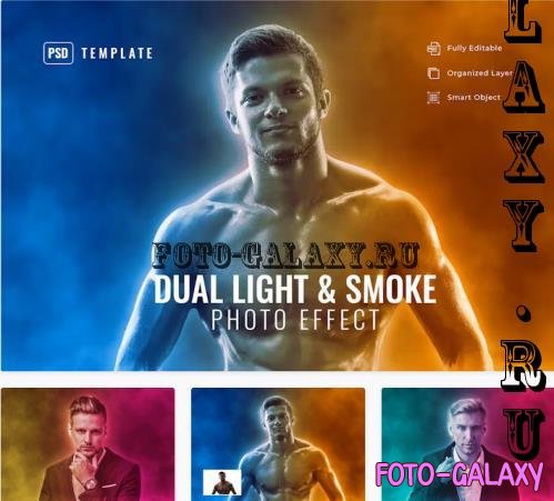 Dual Light & Smoke Photo Effects - M7XPJ8Z