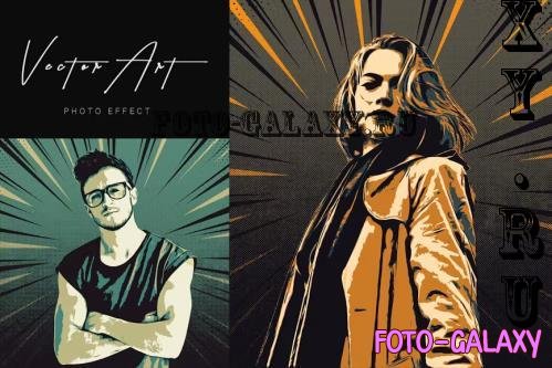 Vector Art Photo Effect - 5XUA7BF