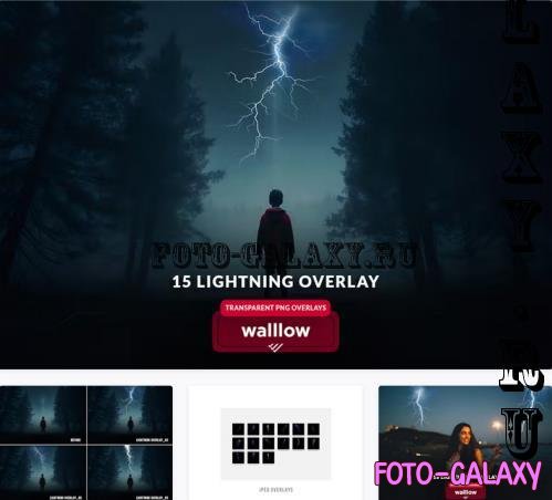 Lightning Transparent PNG overlays - 280451561