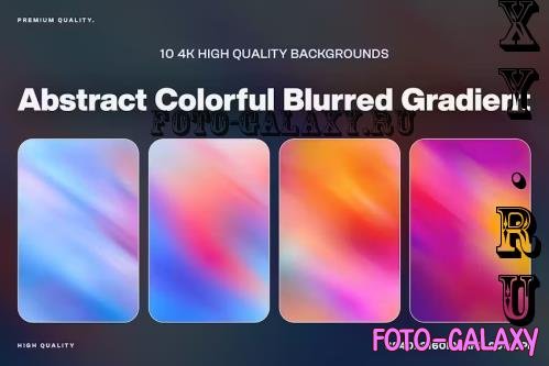 10 Abstract Colorful Blurred Gradient - ATC34KS