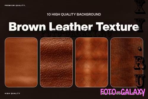 10 Brown Leather Texture Background - 2SN2YZF