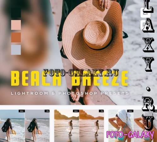 6 Beach Breeze Lightroom and Photoshop Presets - Q33SVVR