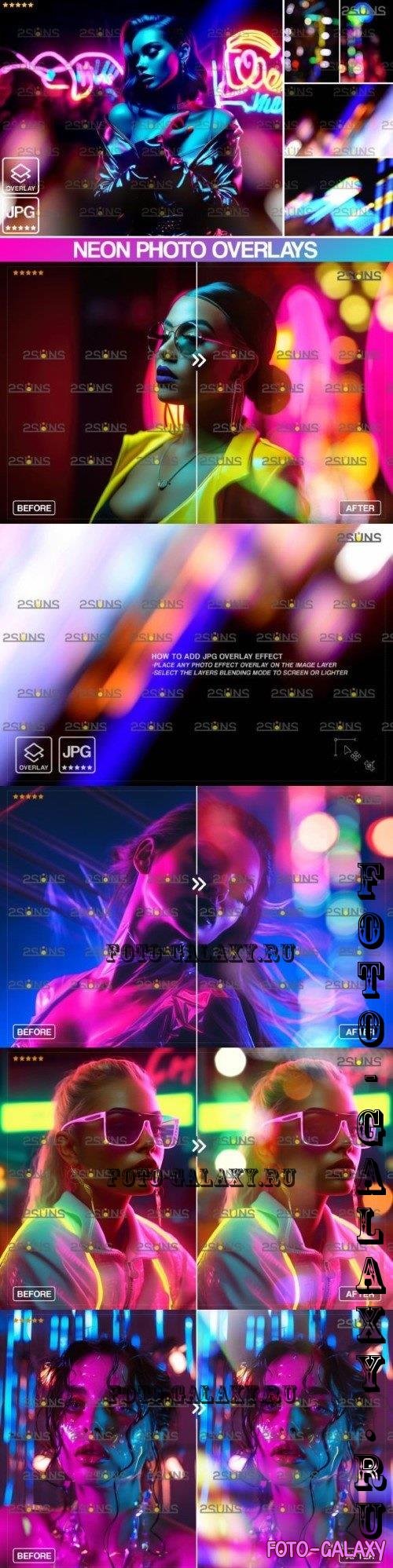 Neon photoshop overlays bokeh Vol 01 - 280254708