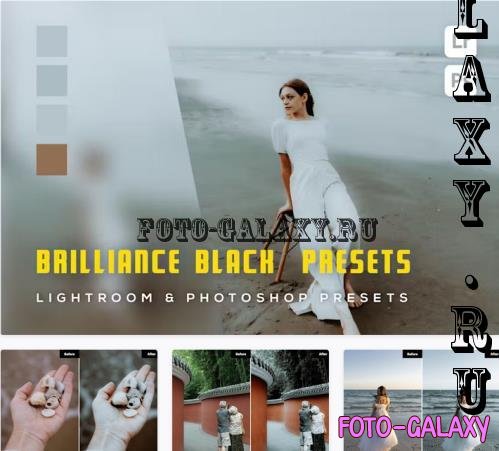 6 Brilliance black Lightroom and Photoshop Presets - FVNMLAM