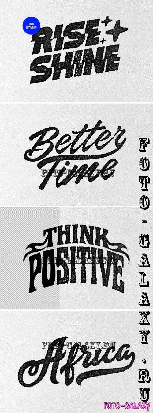 Ink Stamp Text & Logo Effect - 280187024