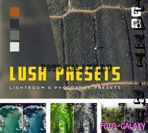 6 Lush Lightroom and Photoshop Presets - EM9N2LS