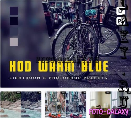 6 Hod Warm blue Lightroom and Photoshop Presets - 8U2LSMN