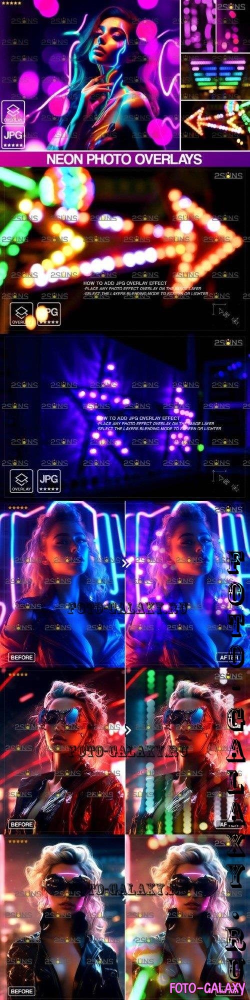 Neon photoshop overlays Bokeh Vol 02 - 280254725