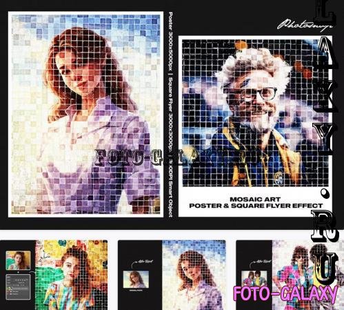 Mosaic Art for Square and Poster Effect - 85B2TAY
